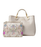 Borsa Beth Braccialini platino