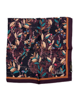 Foulard prima classe Geo foliage 90 x 90