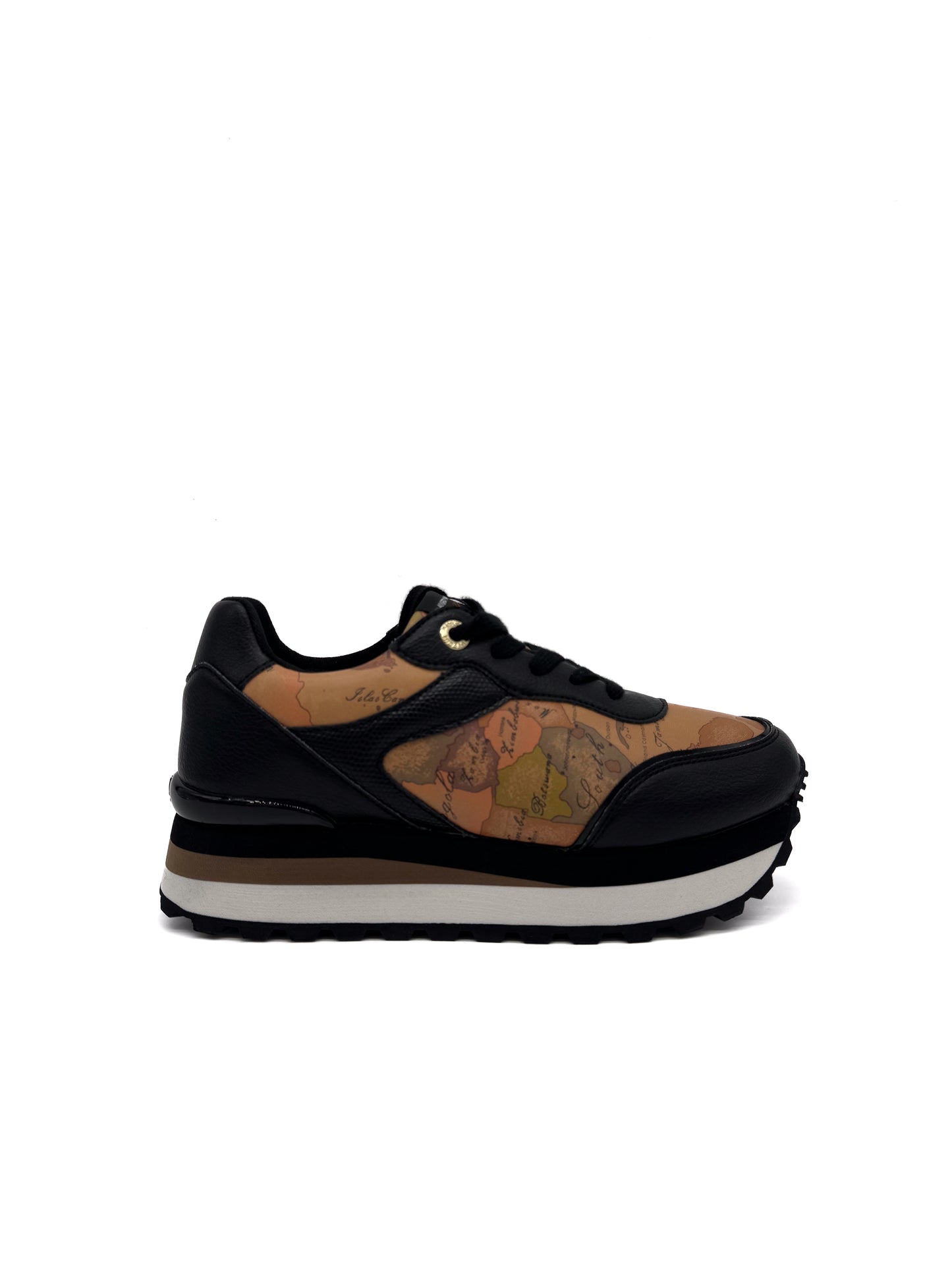 Sneaker platform Black/Geo prima classe