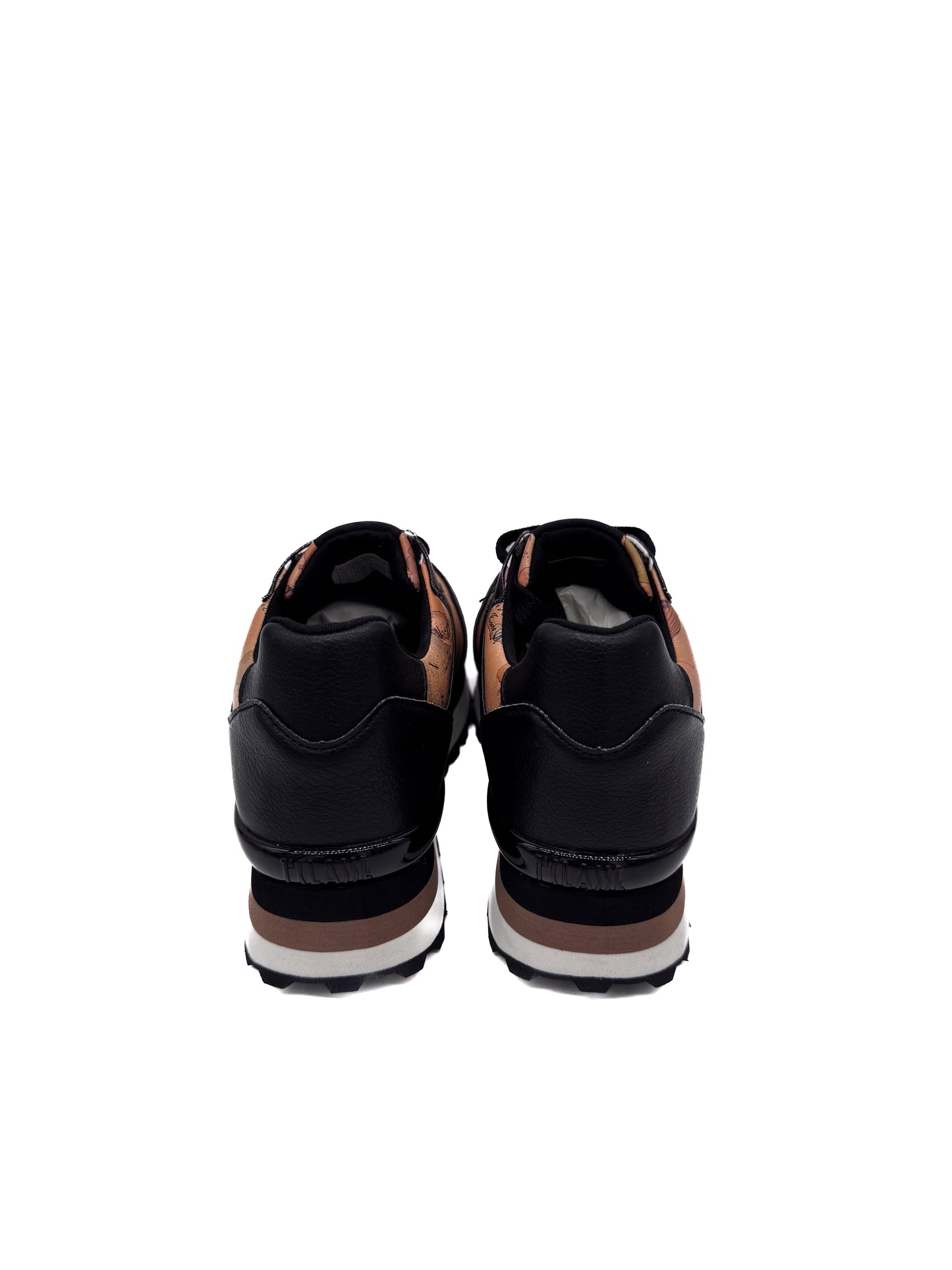 Sneaker platform Black/Geo prima classe