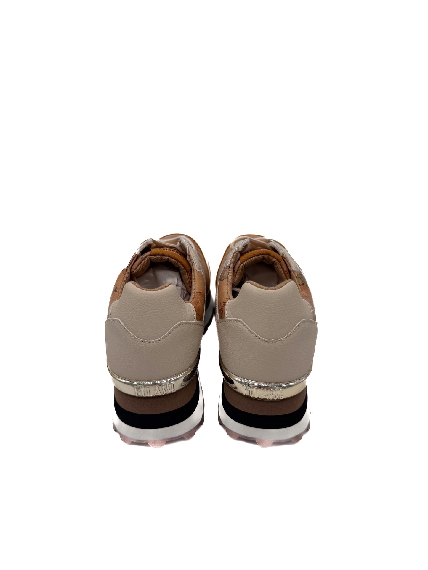 Sneaker platform Beige/Geo prima classe