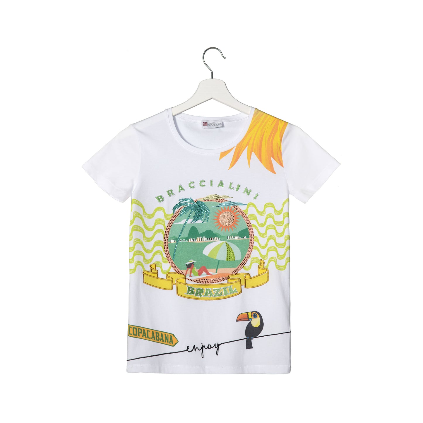 T-SHIRT BRACCIALINI CARTOLINE