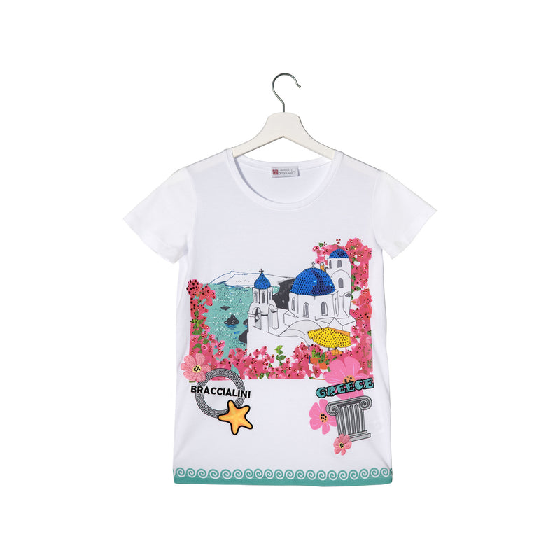 T-SHIRT BRACCIALINI CARTOLINE